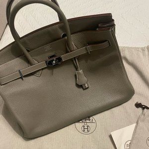 French Togo Leather Tote